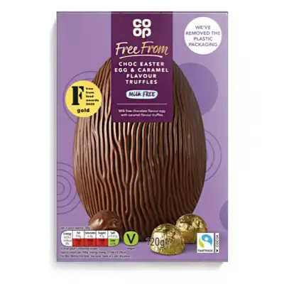 co-op vegan chocolate easter egg