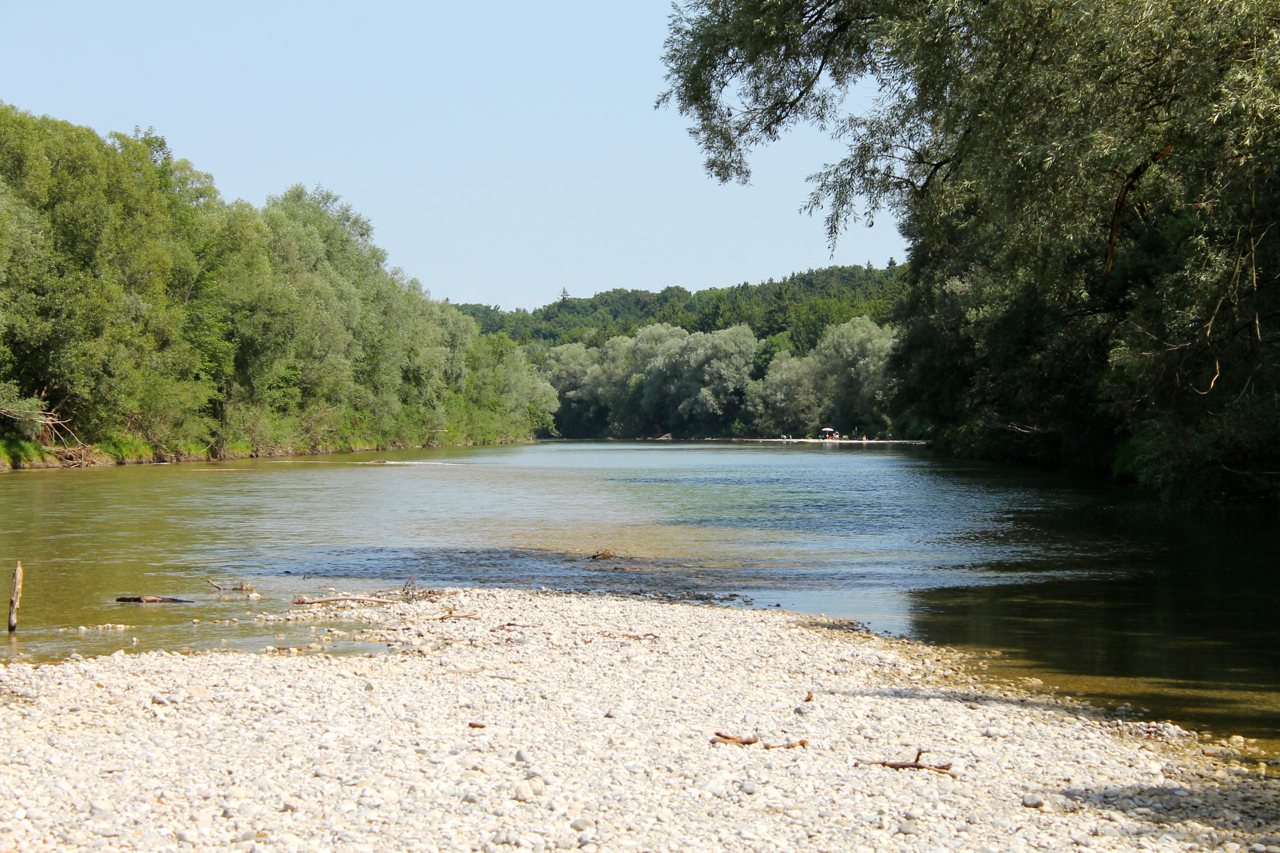 Laufen entlang der ISar