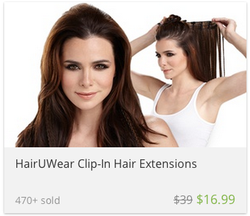 deal widget clipin hairextension