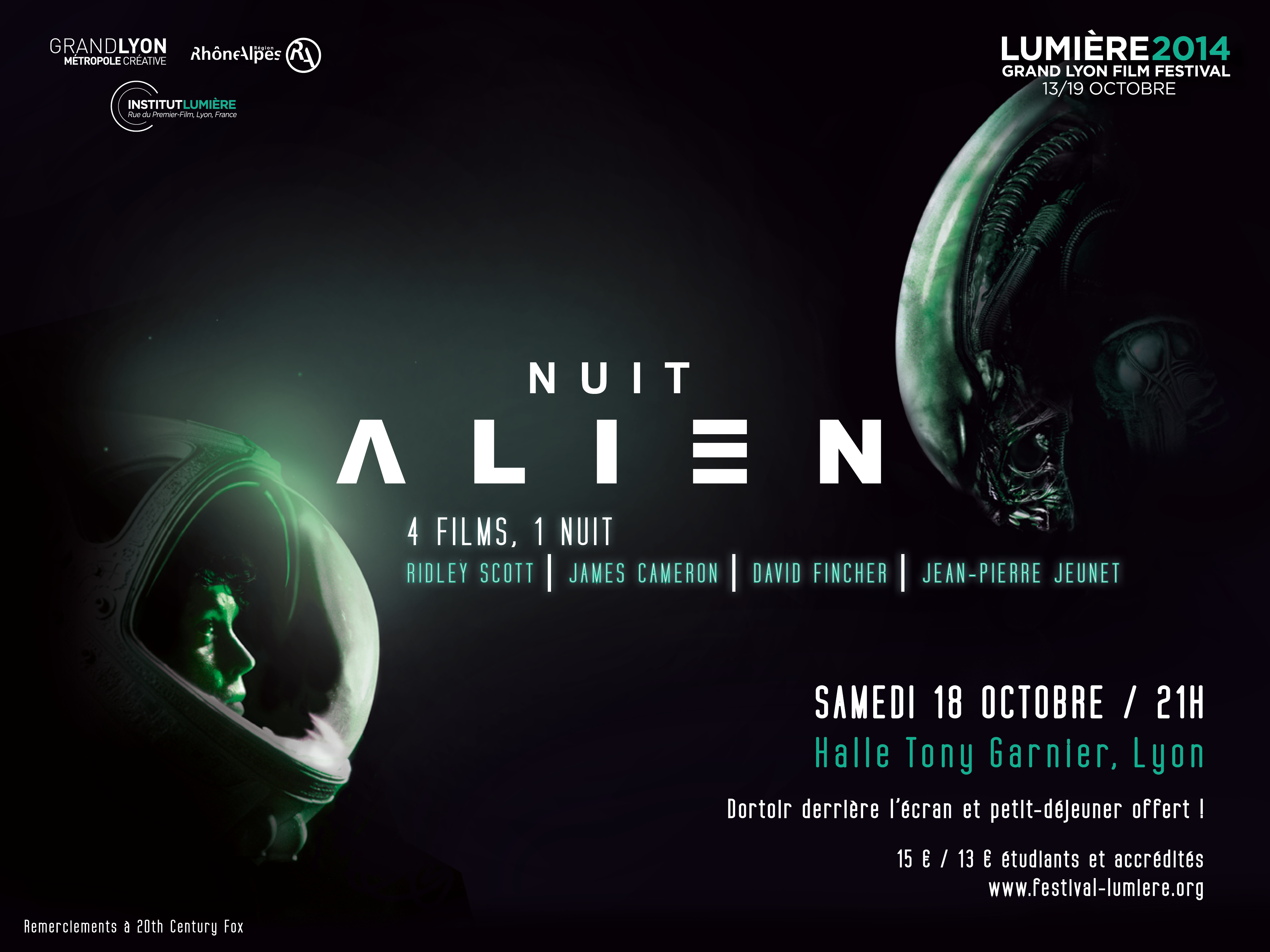 Nuit Alien Festival Lumière