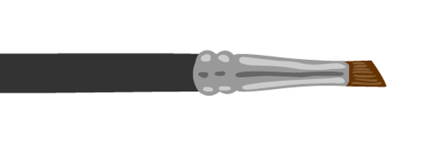 How to Use Makeup Brushes: Angled Eyebrow Brush