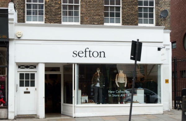 Sefton men's clothes shop London