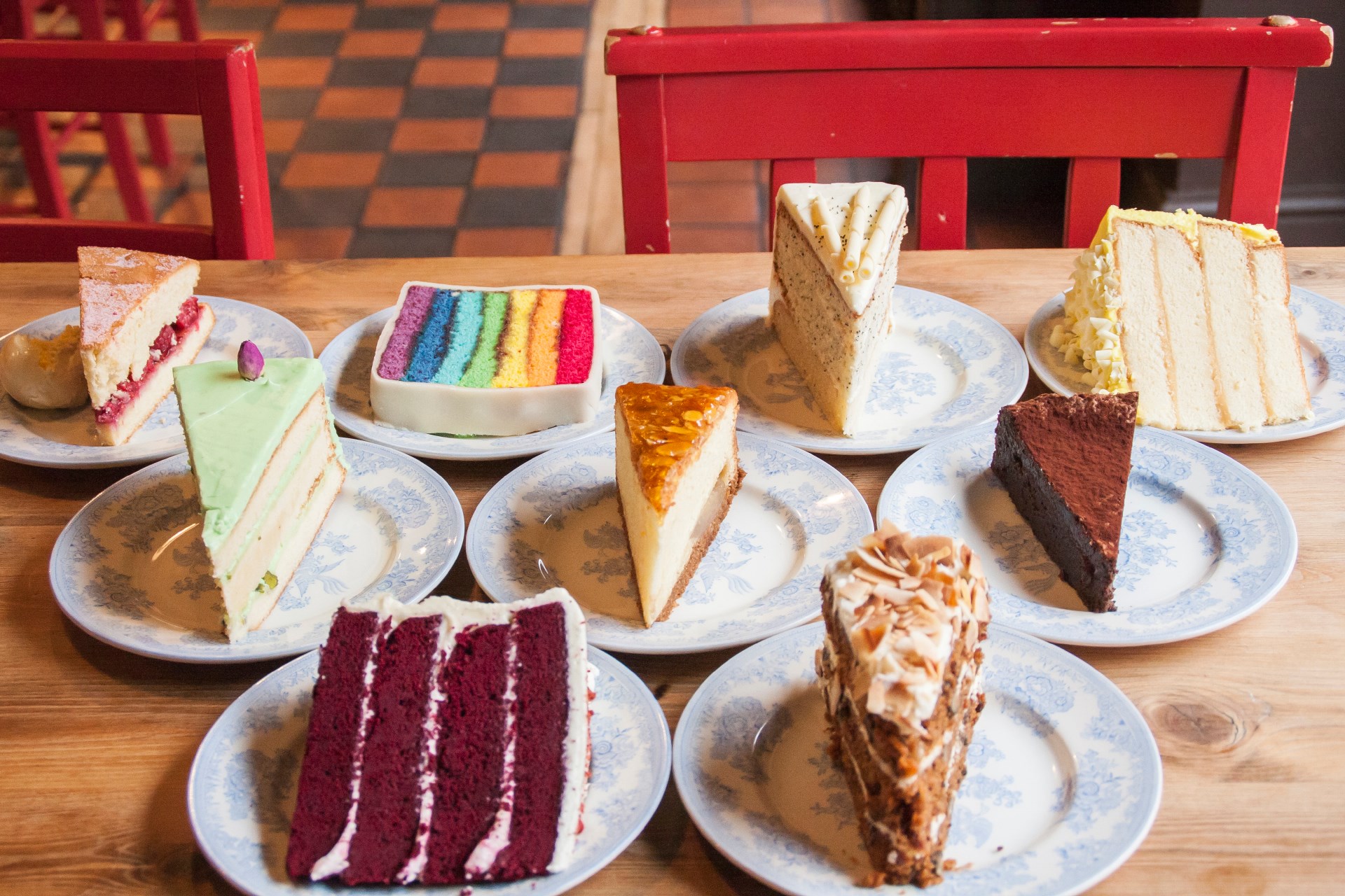 cakes from teacup, Manchester