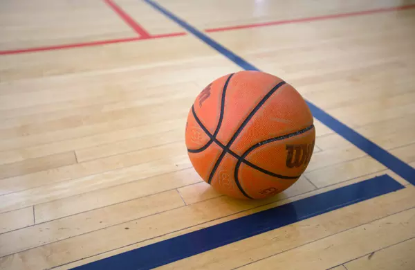 Basketball On Court