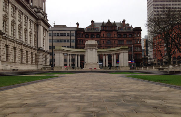 Monuments and Memorials in the Gardens of Belfast City Hall