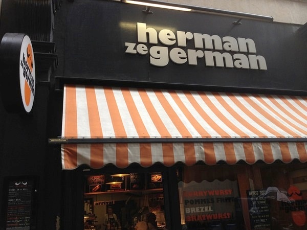 hot dogs london - herman ze german