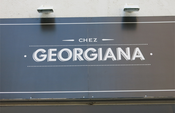 Bienvenue « Chez Georgiana » !