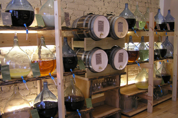 Alcohol Display at Demijohn