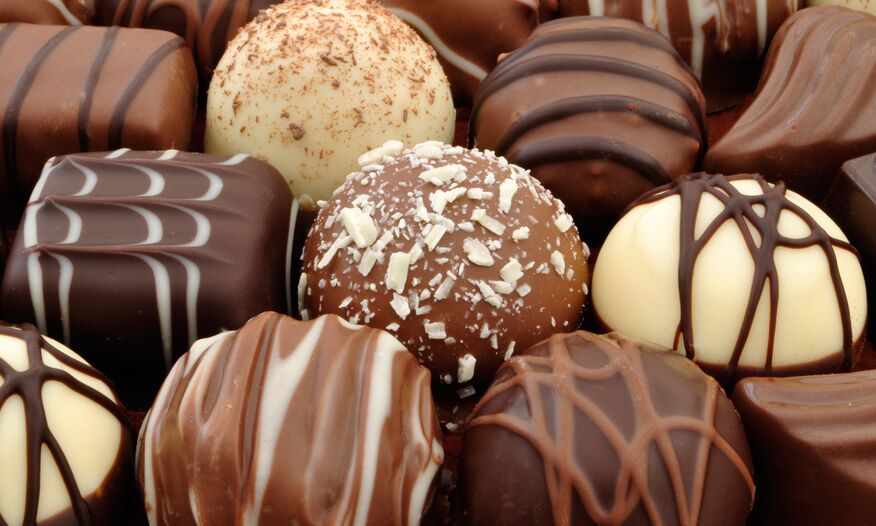 milk chocolate truffles