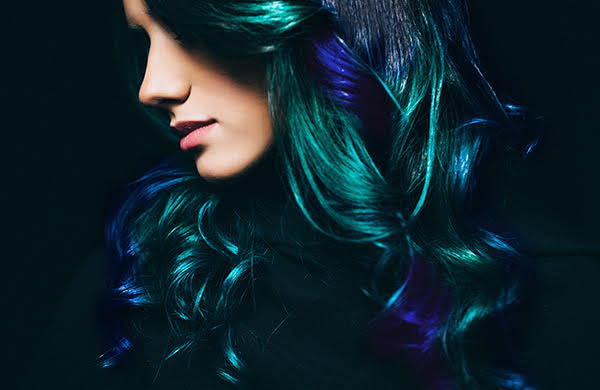 Oil Slick Hair Color Turns Dark Locks into Mermaid Hair