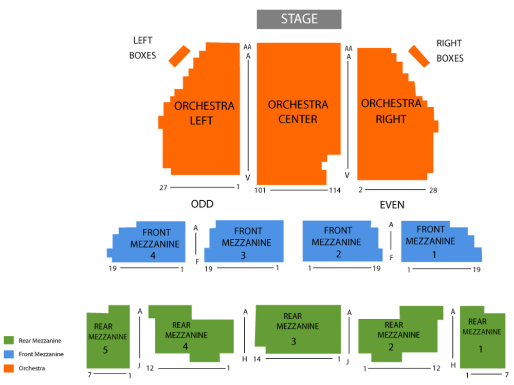 Imperial Theatre Sarnia Seating Chart | Elcho Table