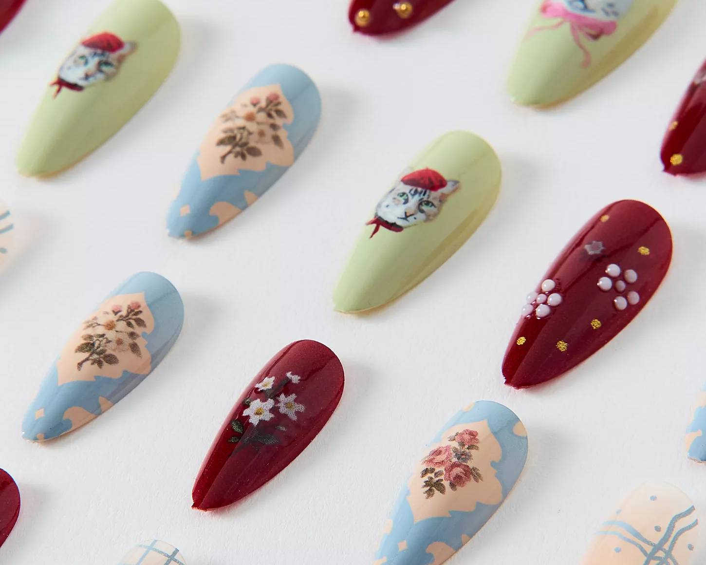 Press-On Faux Nail Set