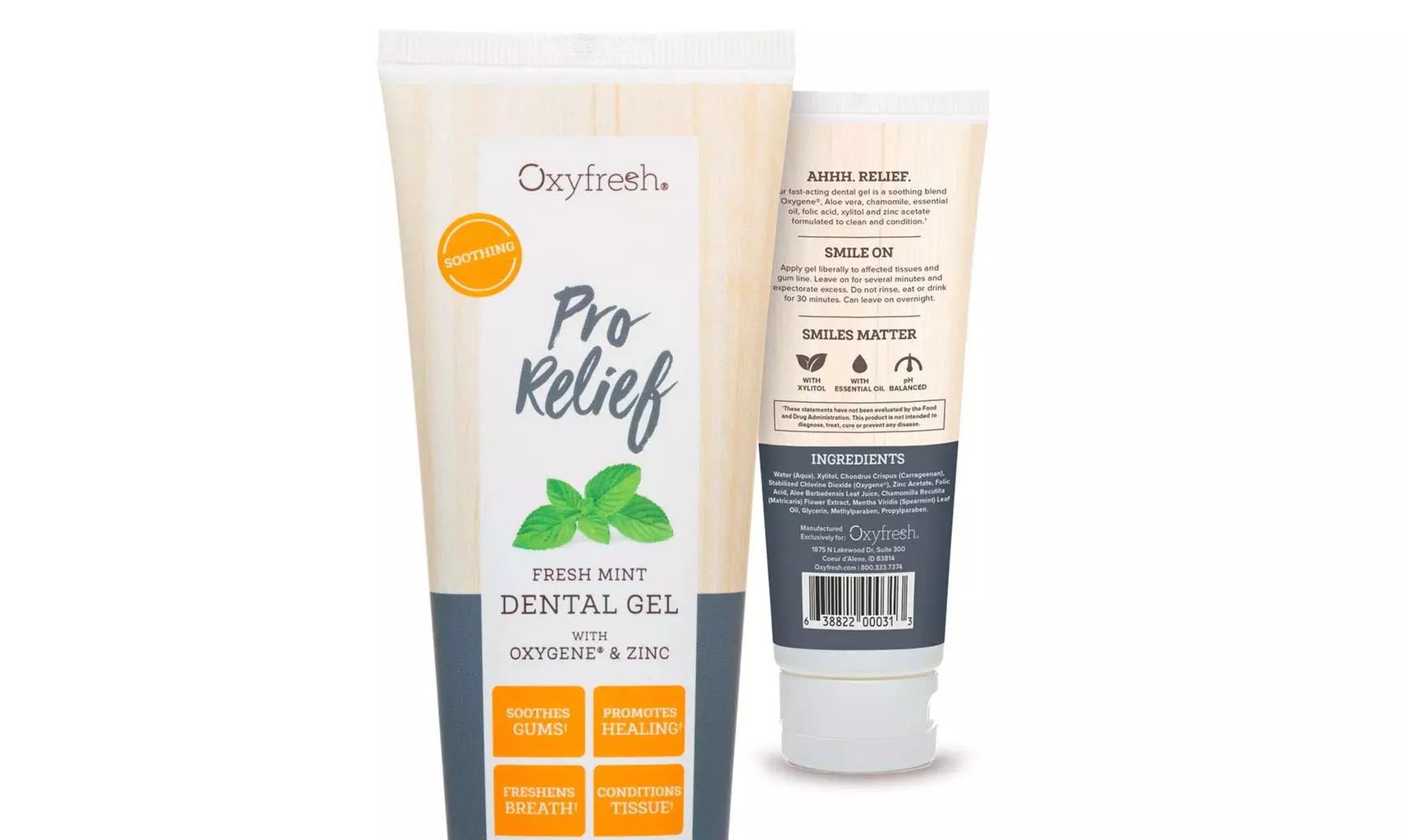 Oxyfresh Pro Relief Dental Gel: Soothes Sensitive Gums - Promotes Healing - Primary Image