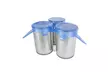 Silicone Stretch Lids - Set of 3 Can and Jar Sized Silicone Food Cover - Second Medium