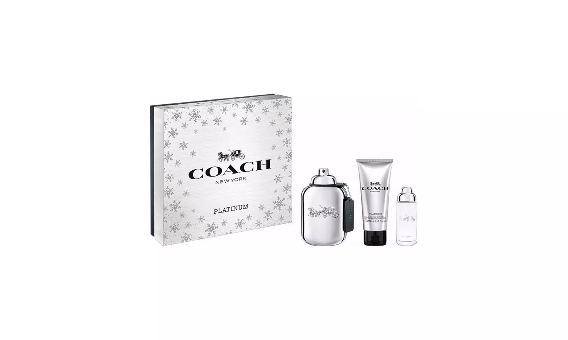 Coach sale New York Platinum EDP 3.3 oz 100 ml For Men