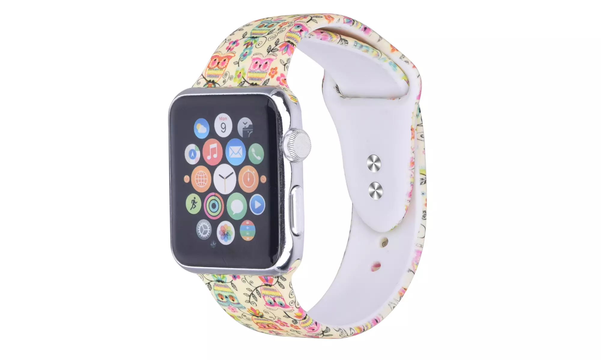Printed Silicone Sport Band for Apple Watch All Series 
