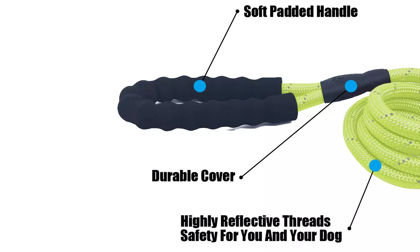 Heavy Duty Dog Leash Reflective Dog Leashes for Medium Large Dogs