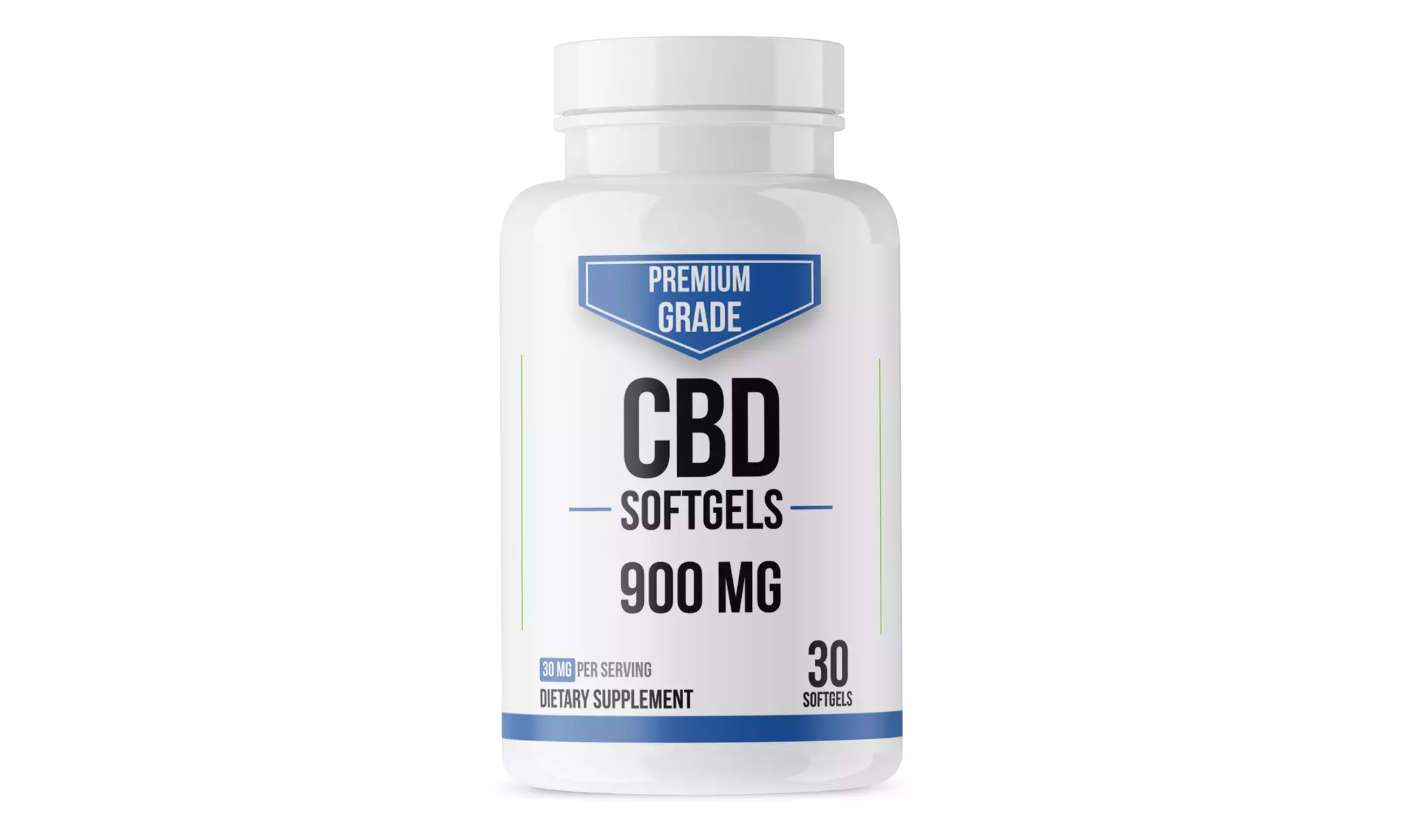 Premium Grade Extra Strength CBD Soft Gels (300mg or 900mg) - Second Medium