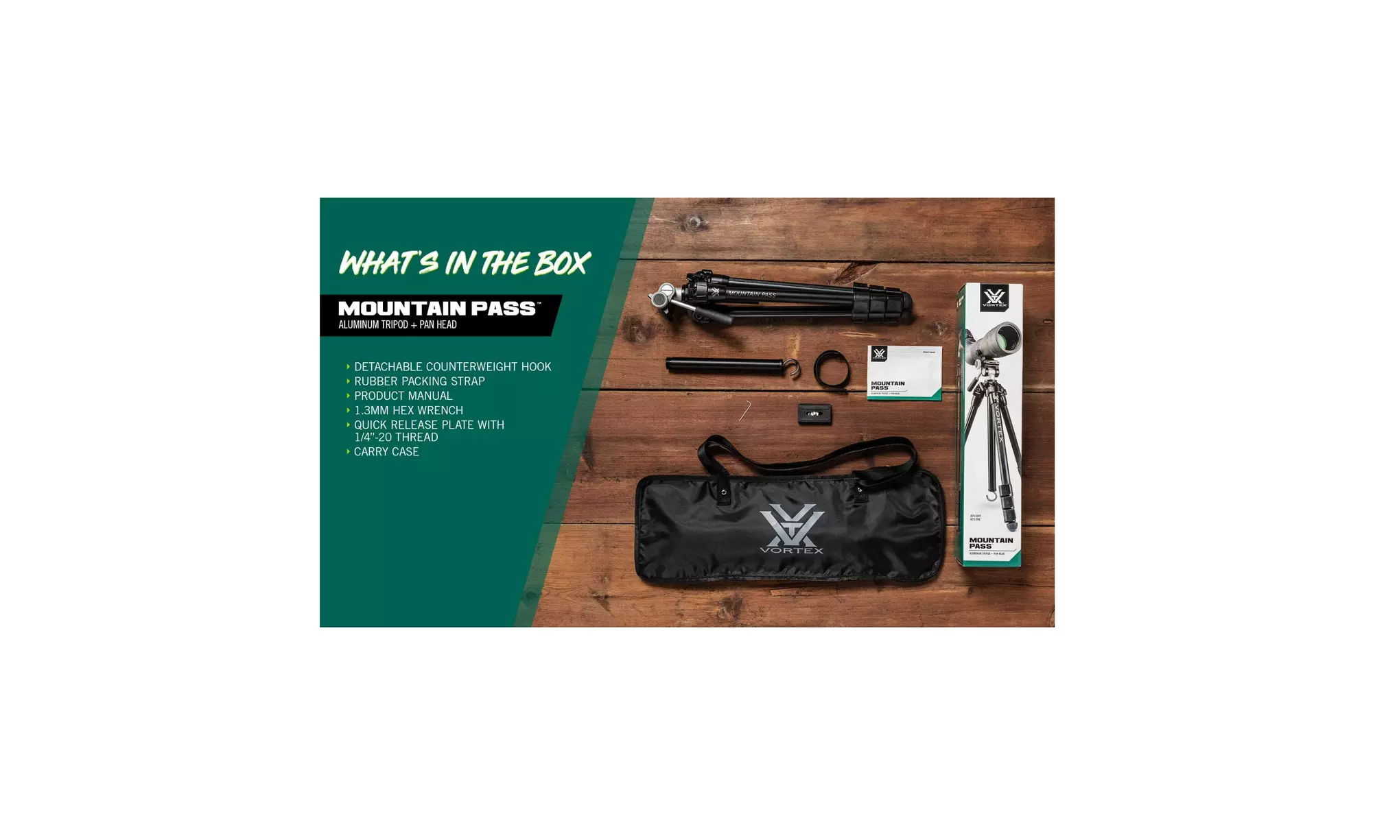 Vortex Mountain Pass Tripod Kit - Second Medium