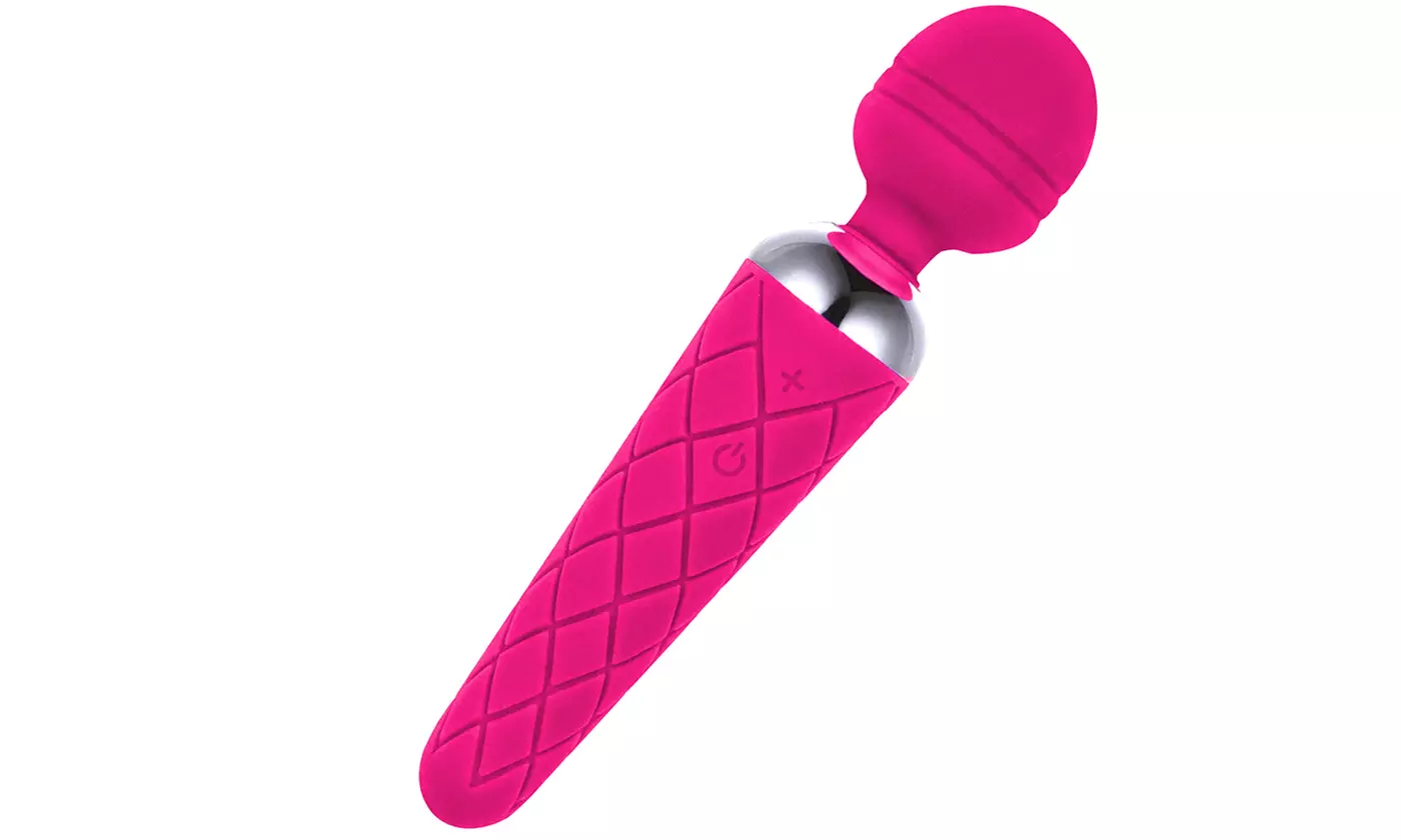 USB Recharge Handheld Magic Wand Vibrator G Spot Clitoral Stimulator