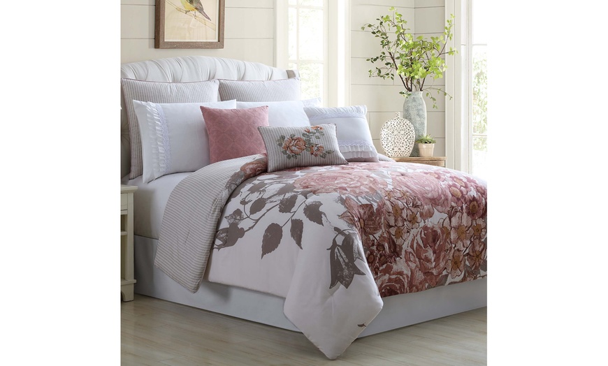 ModernThreads 8 Piece Embroidered Fiona Comforter Set | Groupon