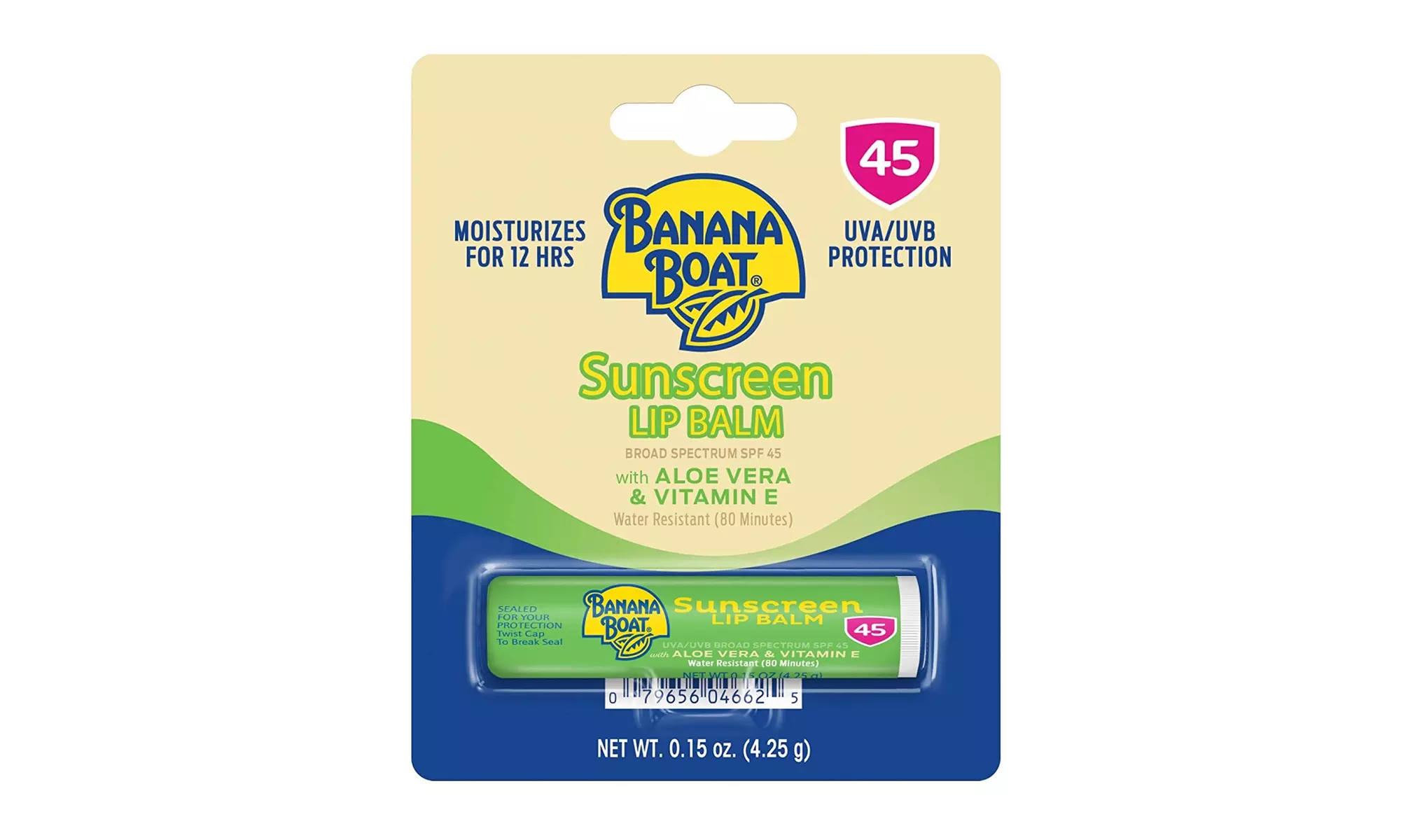 Banana Boat Sunscreen Lip Balm with Aloe Vera Lip Protection - Second Medium