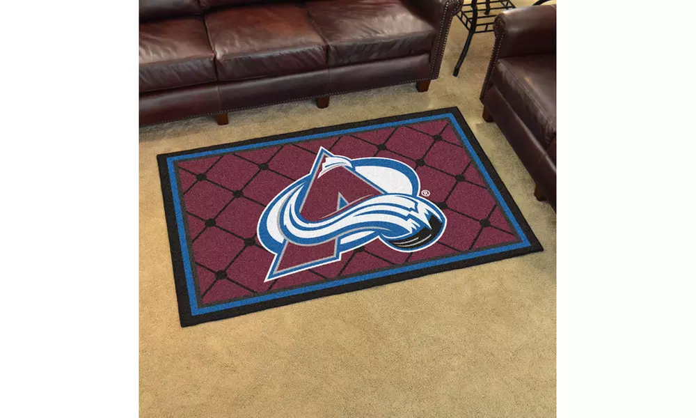 Fanmats NHL Team Logo 4'x6' Area Home Rug - Primary Image