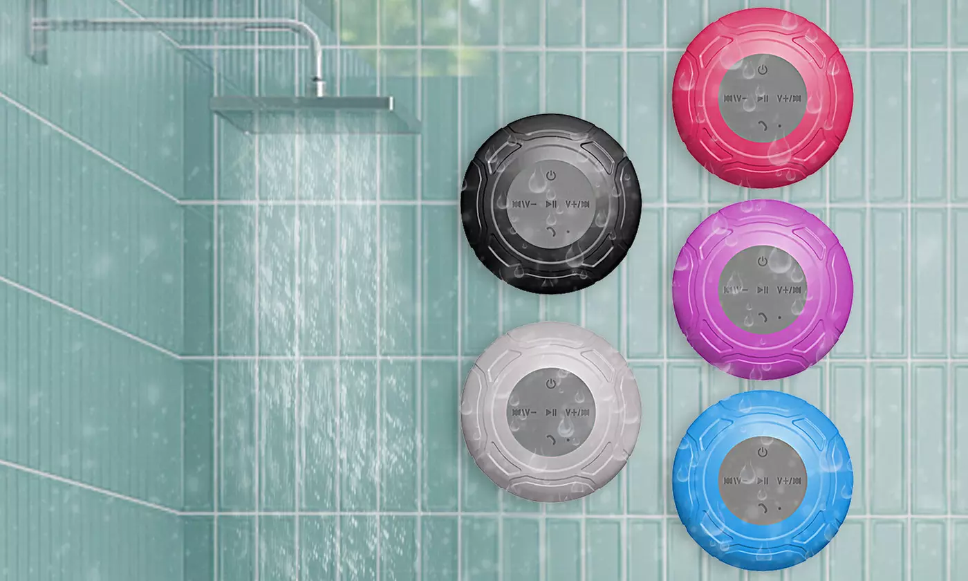 Portable Waterproof Bluetooth Wireless Speaker Shower Wireless Resistant Mic  - Primary Image