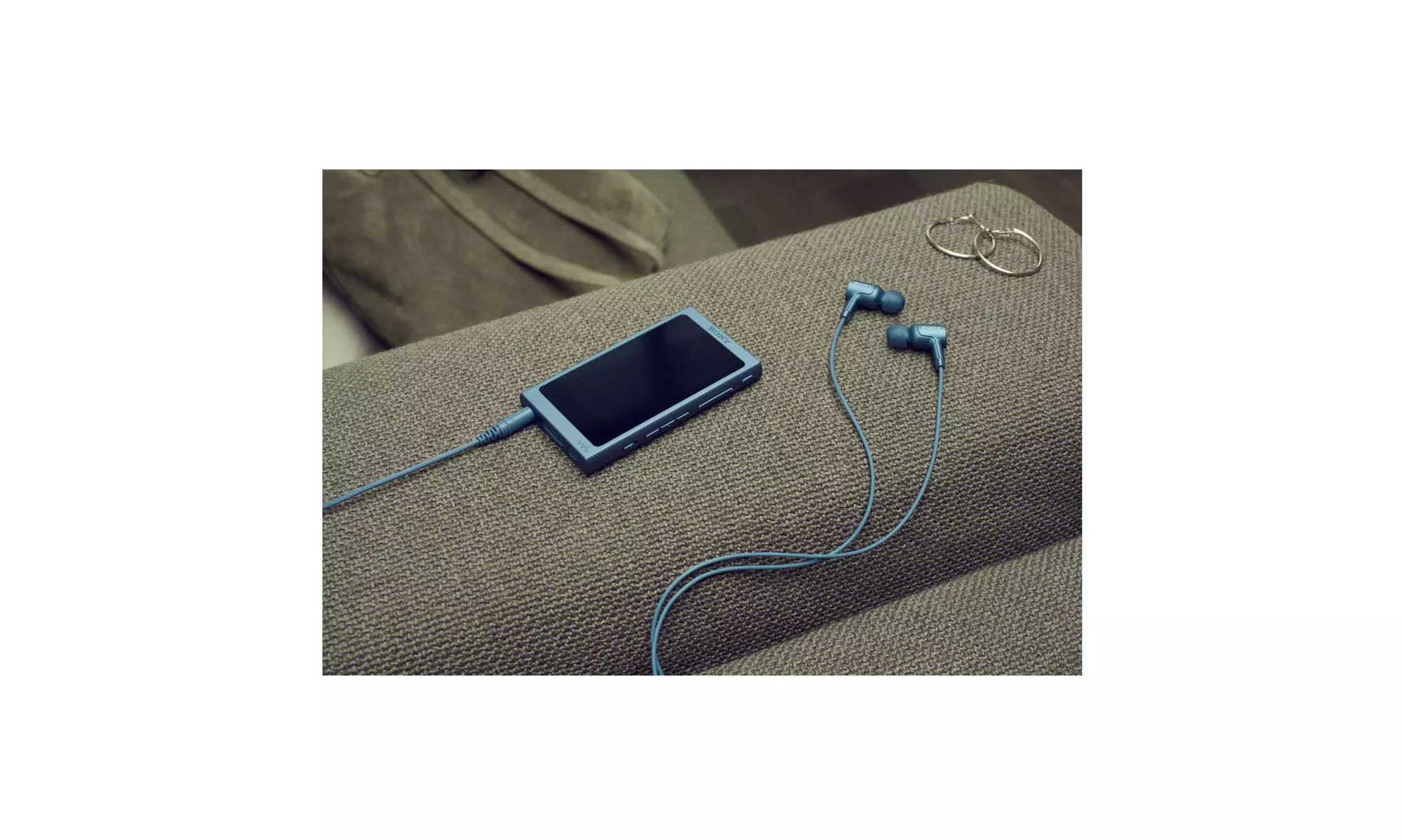 Sony NW-A45 16 GB Walkman (Moonlit Blue) with 32GB Micro SD Card Bundle - Primary Image