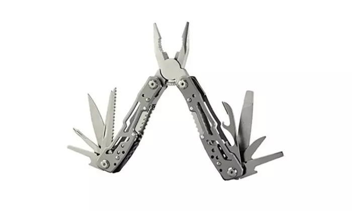 Multitool Pocket Multi Tool Plier Knife Kit Heavy Duty Stainless Steel - Second Medium