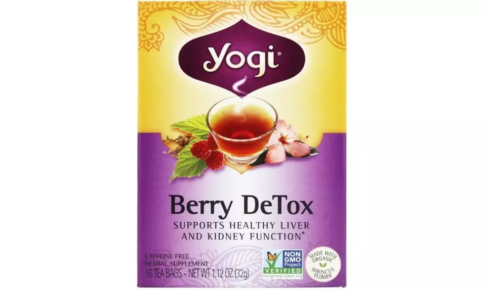 Yogi Herbal Tea Bags Berry DeTox 16 ea - Primary Image