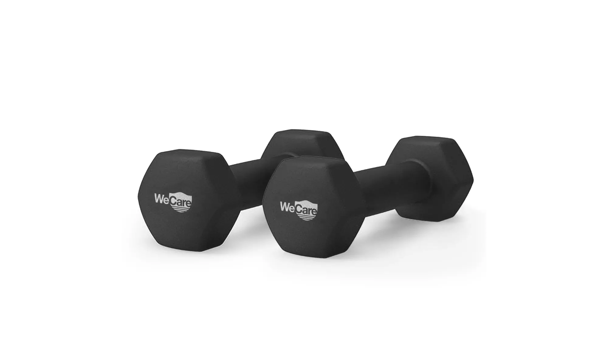 WeCare Neoprene Coated Dumbbells for Non-Slip Grip (Set of Two)