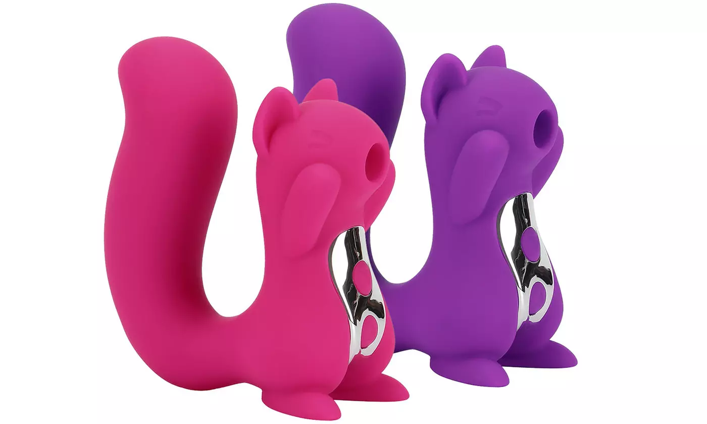 Squirrel Sucking Vibrator Clit Sucker Dildo G Spot Massager Sex Toy