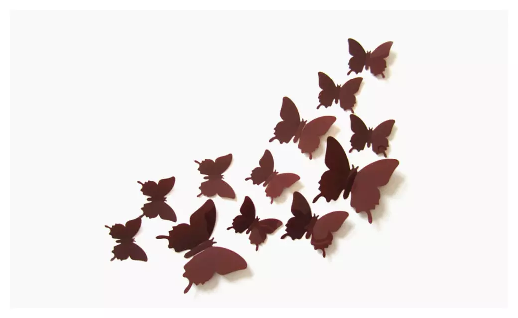 3D Effect Butterfly Wall Art DIY Wall Art  - Primary Image