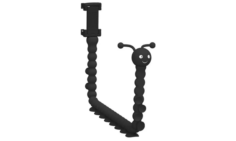 Worm Lazy Bracket Mobile Phone Holder Cute Caterpillar Flexible Phone Suction - Primary Image