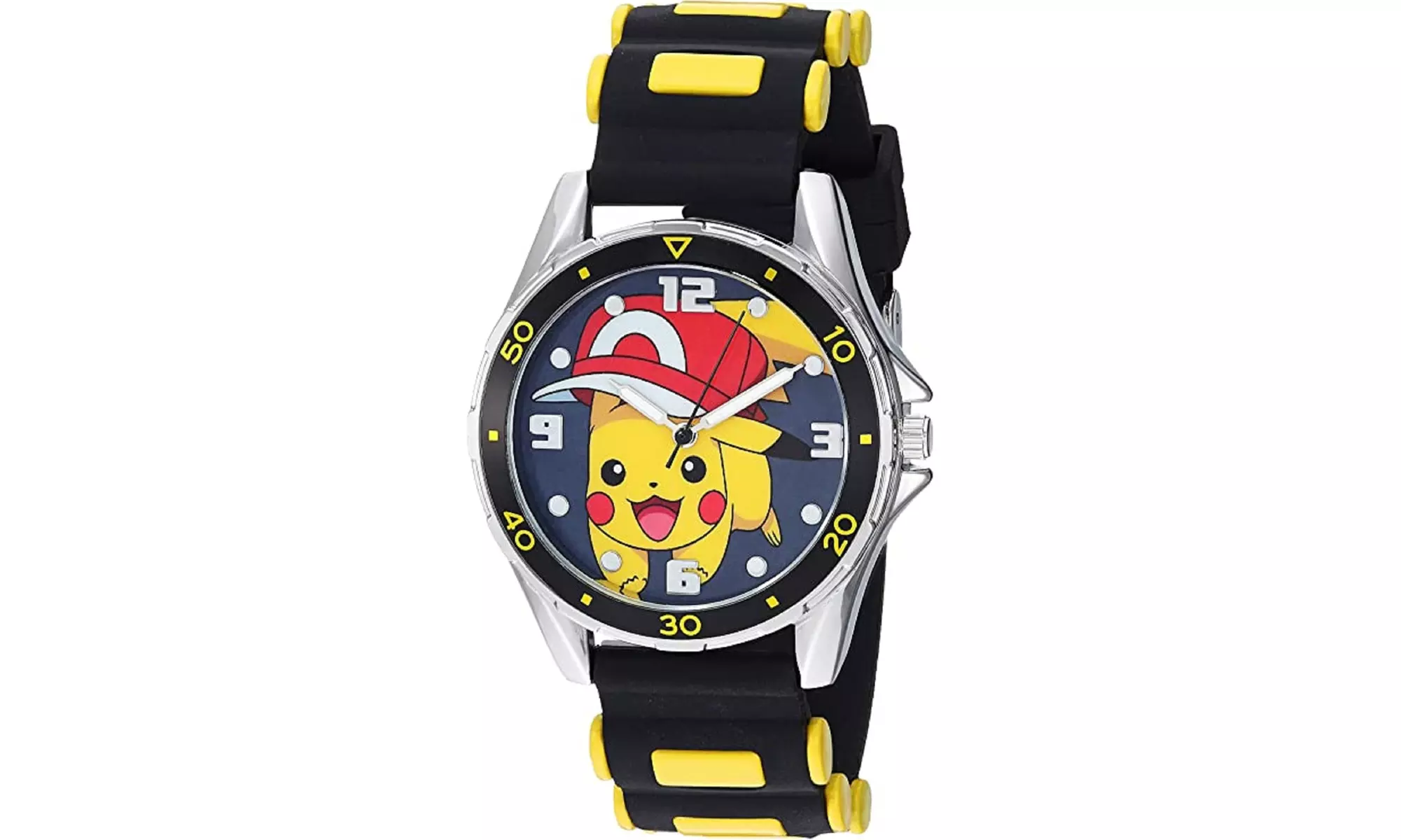 Accutime Kids Pokemon Pikachu Analog Quartz Watch for Girls - Second Medium