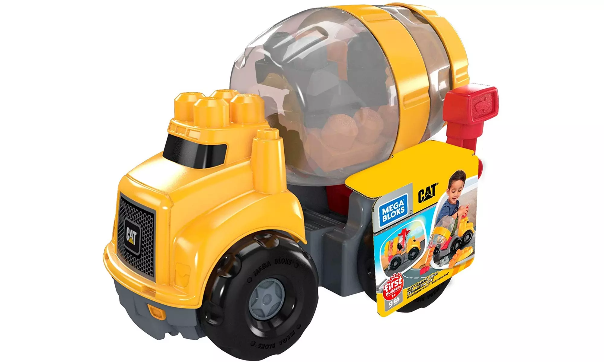 Mega Bloks Cat Cement Mixer - Primary Image