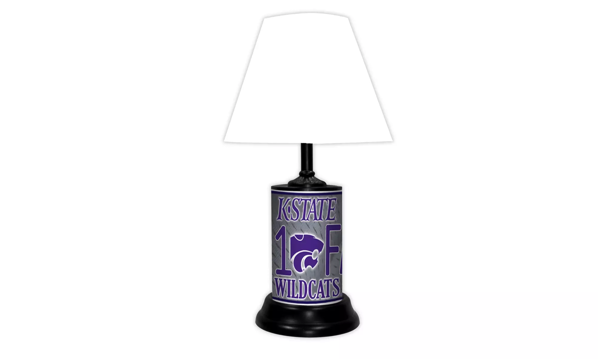 NCAA 18-inch Desk/Table Lamp with Shade, #1 Fan with Team Logo