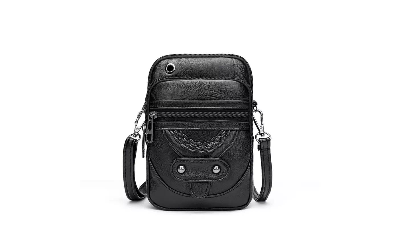 Small Cell Phone Purse Wallet Shoulder Bag Case Cross-body Pouch Handbag Women - Second Medium