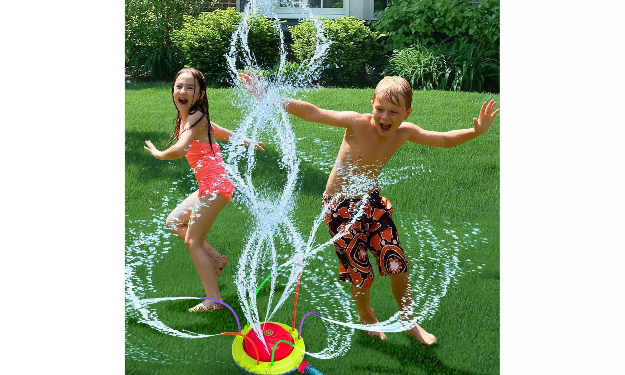 Tidal Storm Hydro Swirl Spinning Sprinkler Outdoor Sprinkler Toy - Second Medium