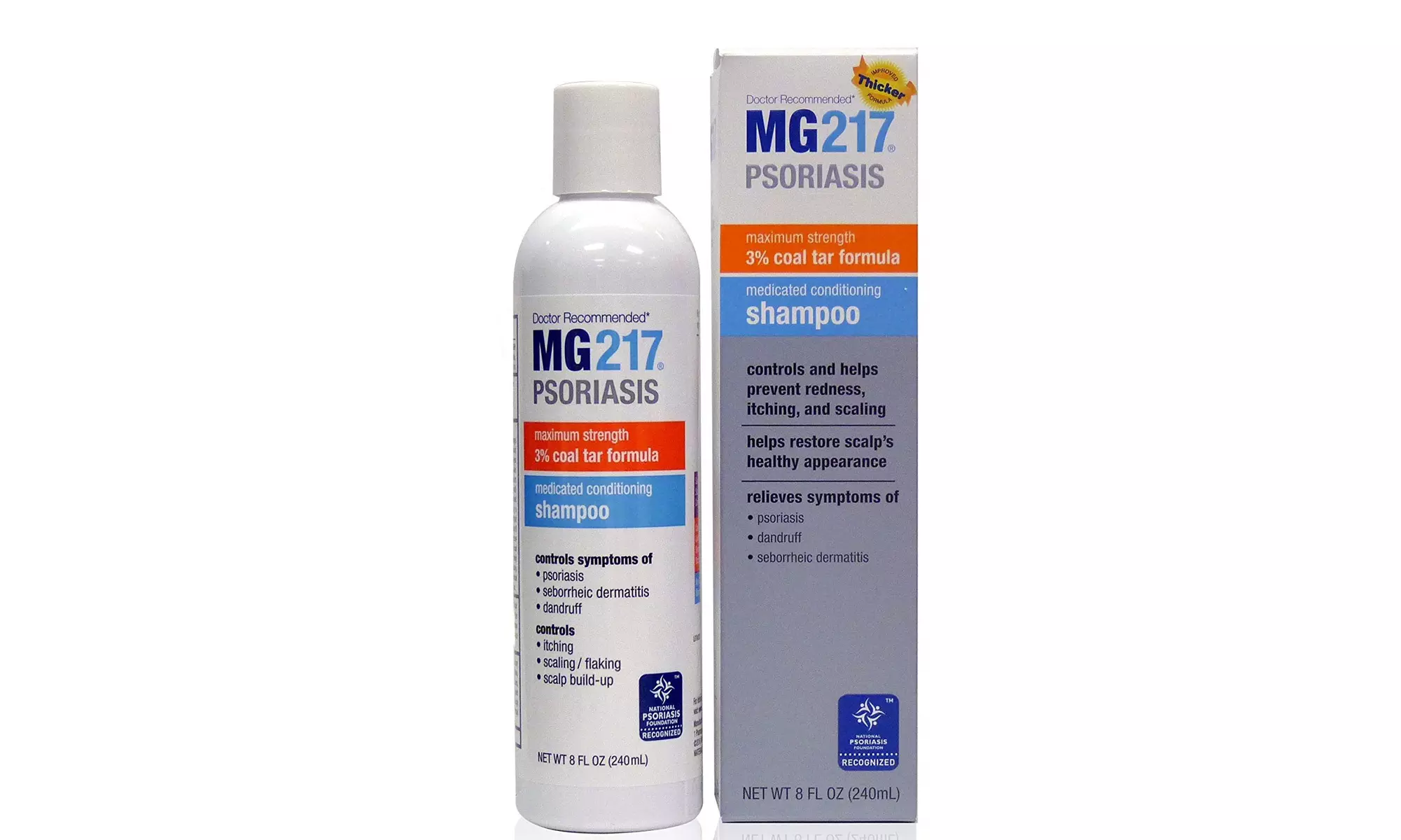  MG217 Psoriasis Medicated Conditioning 3% Coal Tar Formula , 8 Fluid Ounce  - Primary Image