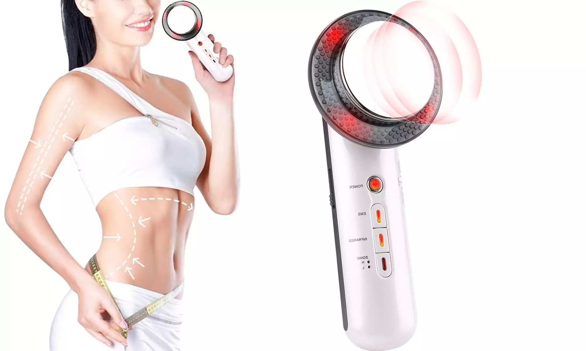 Fat Burning Machine 3 in 1 EMS Massager Infrared Fat Remover Device - Primary Image