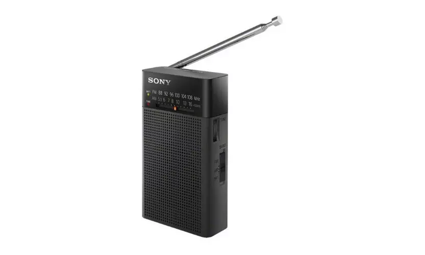 Sony ICFP26 Portable AM/FM Radio with Speaker with Travel and Protective Case - Second Medium