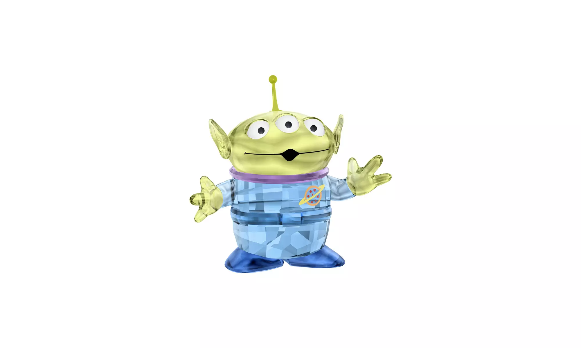 Swarovski Pizza Planet Alien Figurine - Primary Image