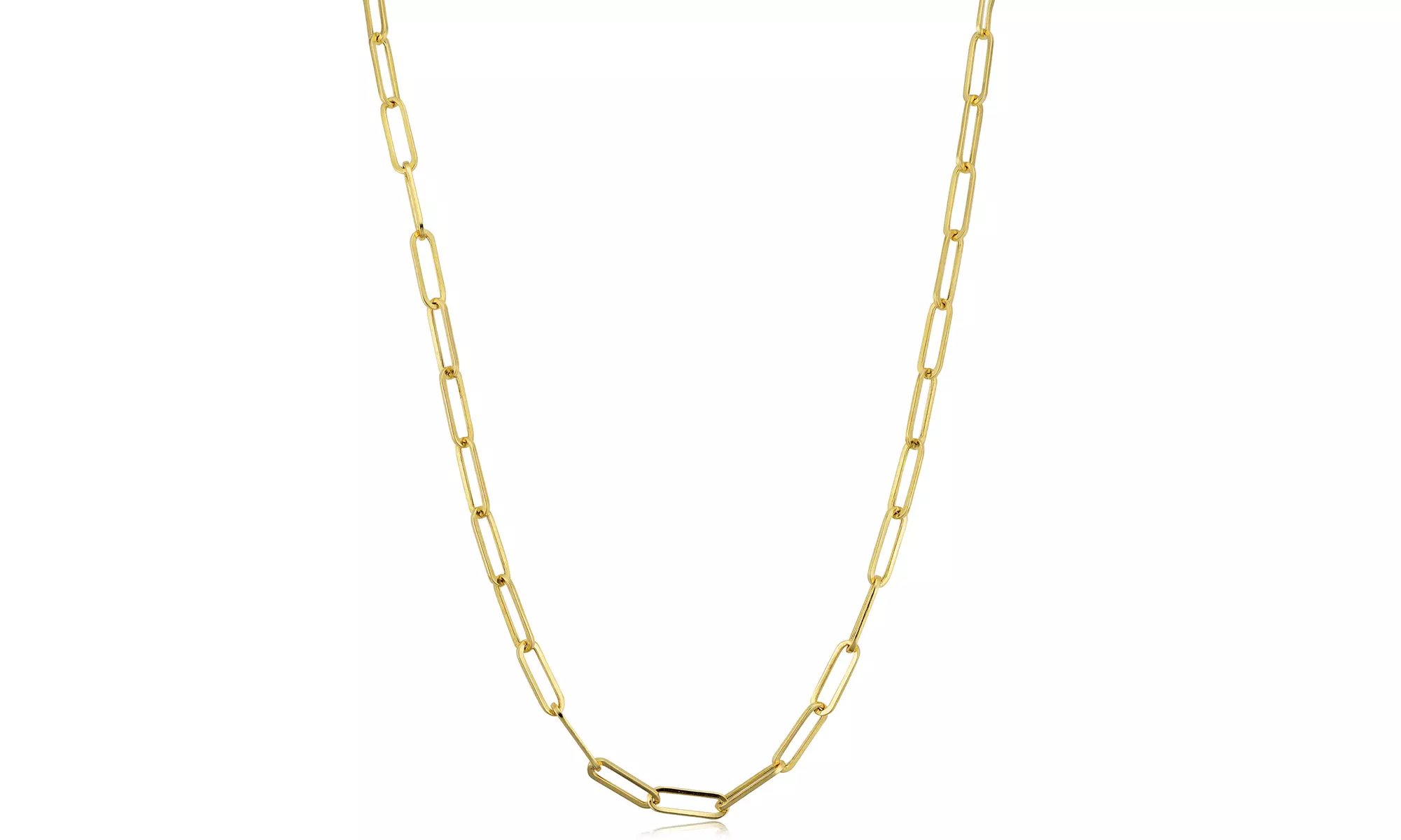 Sterling Silver Paper clip chain