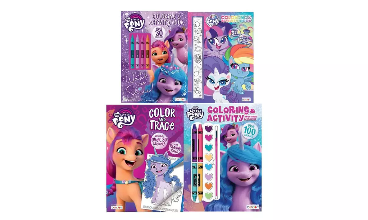 My Little Pony 4-Pack Coloring Book and Activity Kits - Primary Image