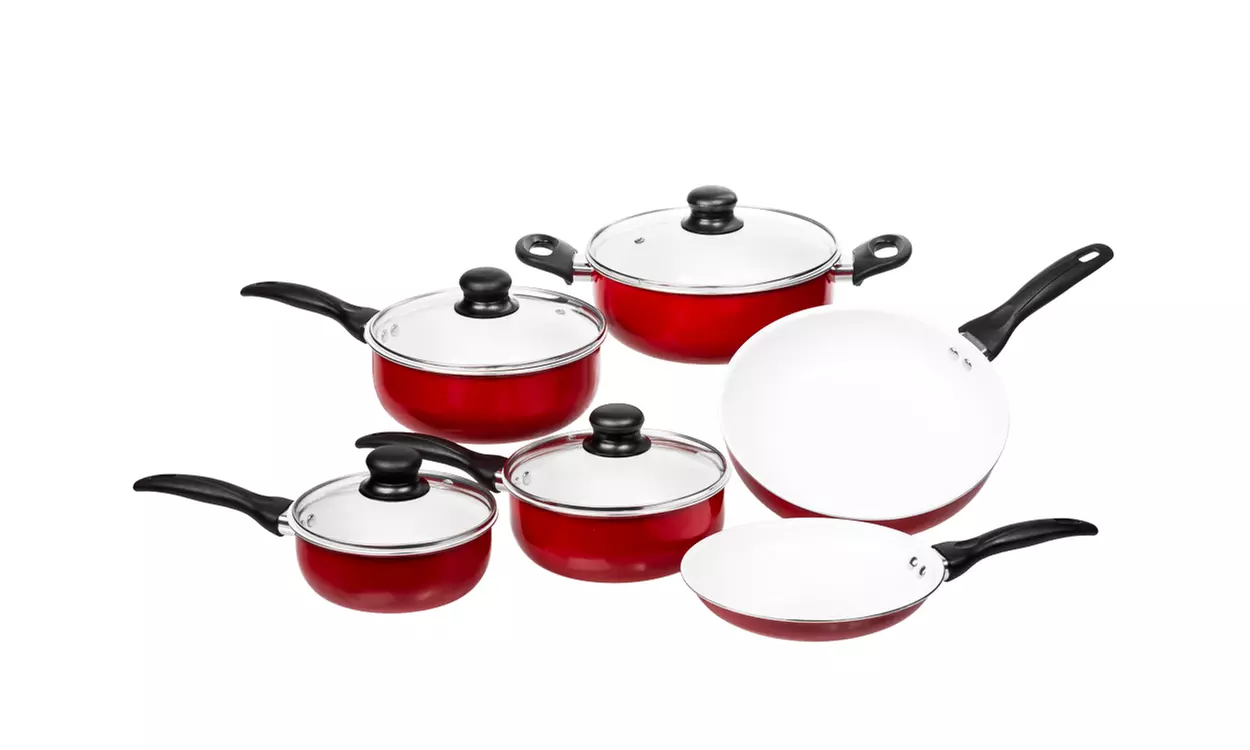 Thermal Conducting Aluminum Non-Stick Cookware Set  (3 pc, 8pc or 10pc)
