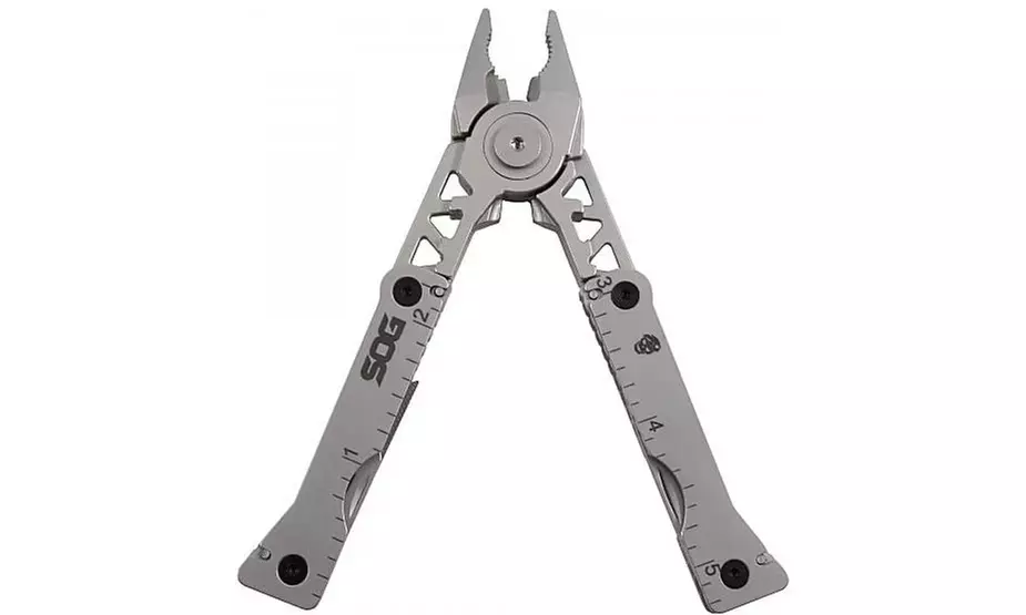 Sog Synthetic Detachable Multi-Tool With Belt Buckle 11 Tools 4.4"" Overall - Primary Image