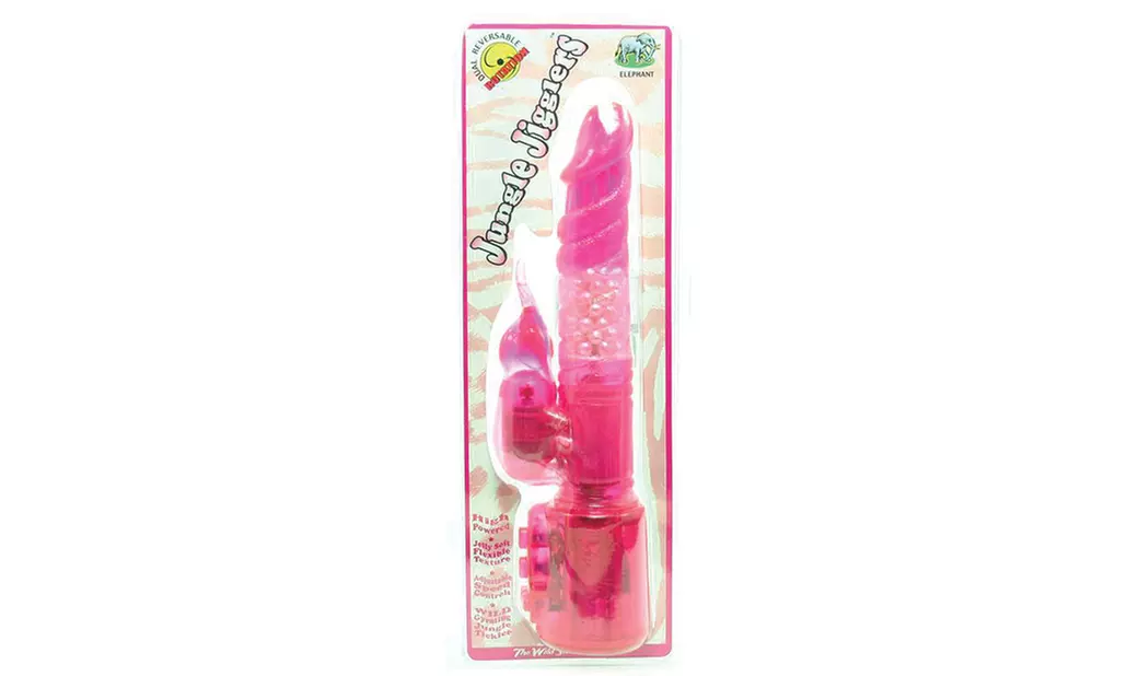 Jungle Jigglers Elephant - Pink - Primary Image