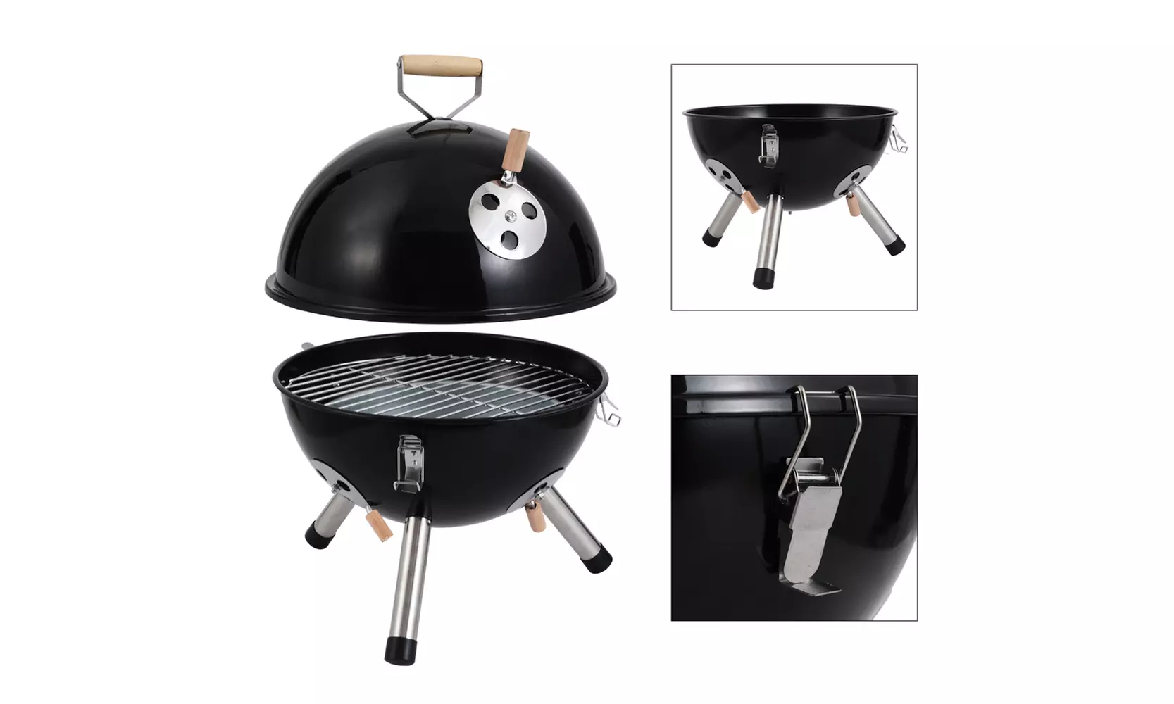 Barbecue Charcoal Grill Portable BBQ Outdoor Smoker